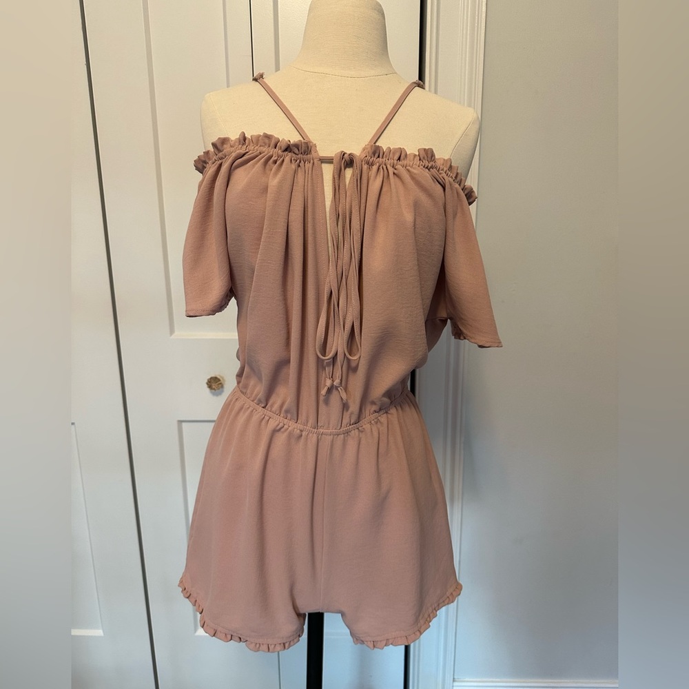 Victoria + Sophia Pink Romper